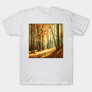 Autumn Trees Landscape T-Shirt